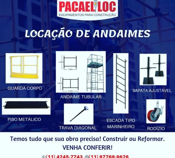 Pacael Loc - Locação de Andaimes e Equipamentos em Taboão da Serra